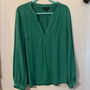 INC International Concepts Teal Blouse